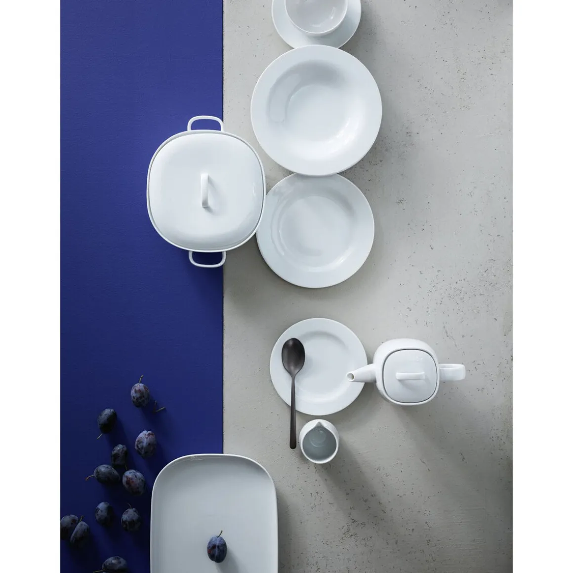 RosenthalSpeiseteller 28 cm Moon Weiß