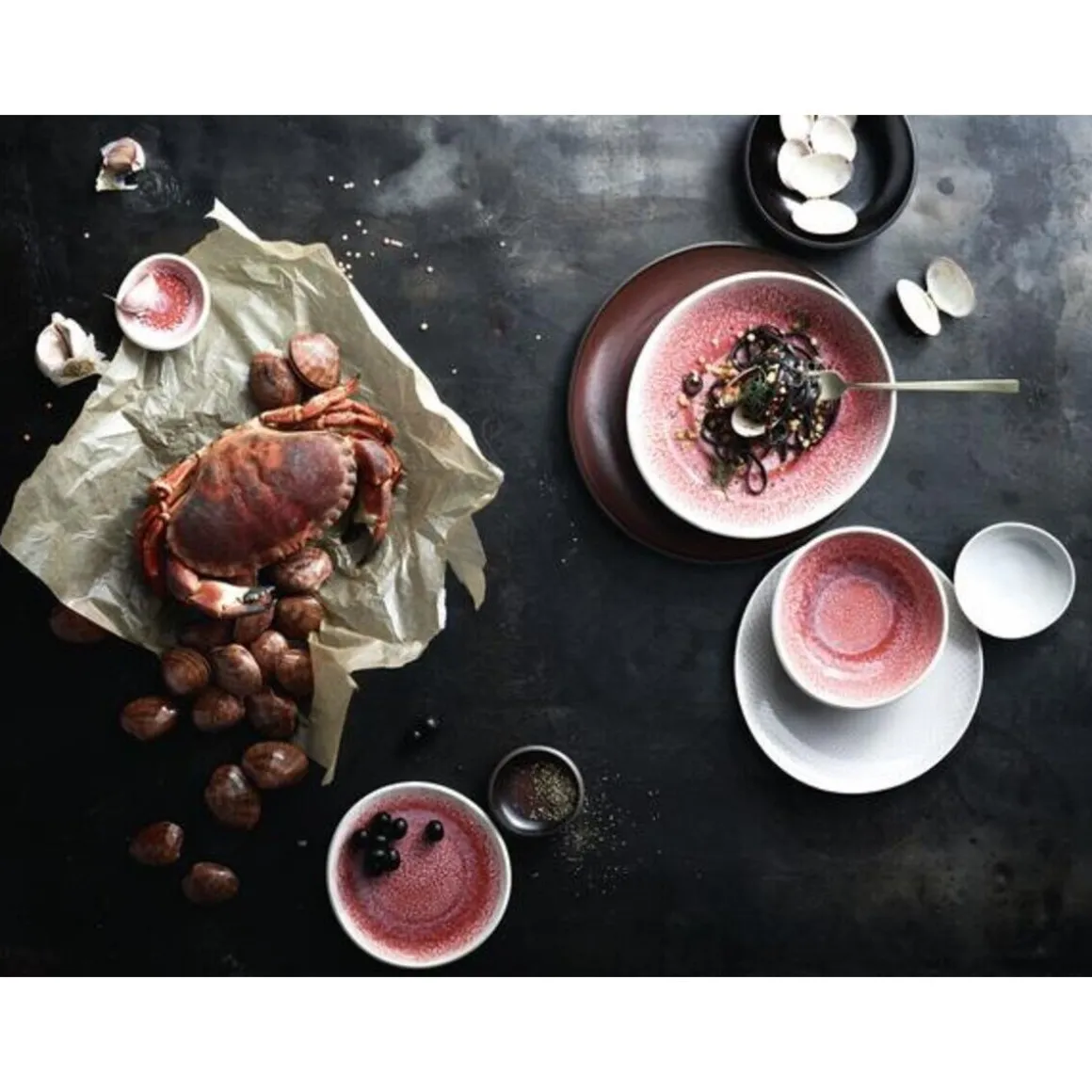 RosenthalTeller tief 22 cm Junto Rose Quartz