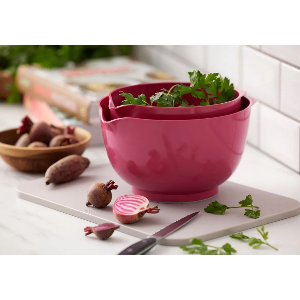 RostiRührschüssel 3,0 l Margrethe New Beetrot