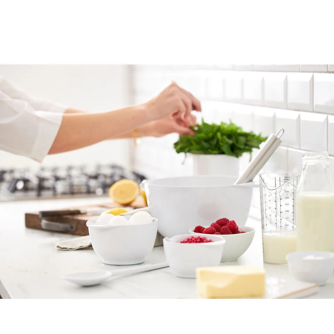 RostiRührschüssel 2,0 l Margrethe Weiß