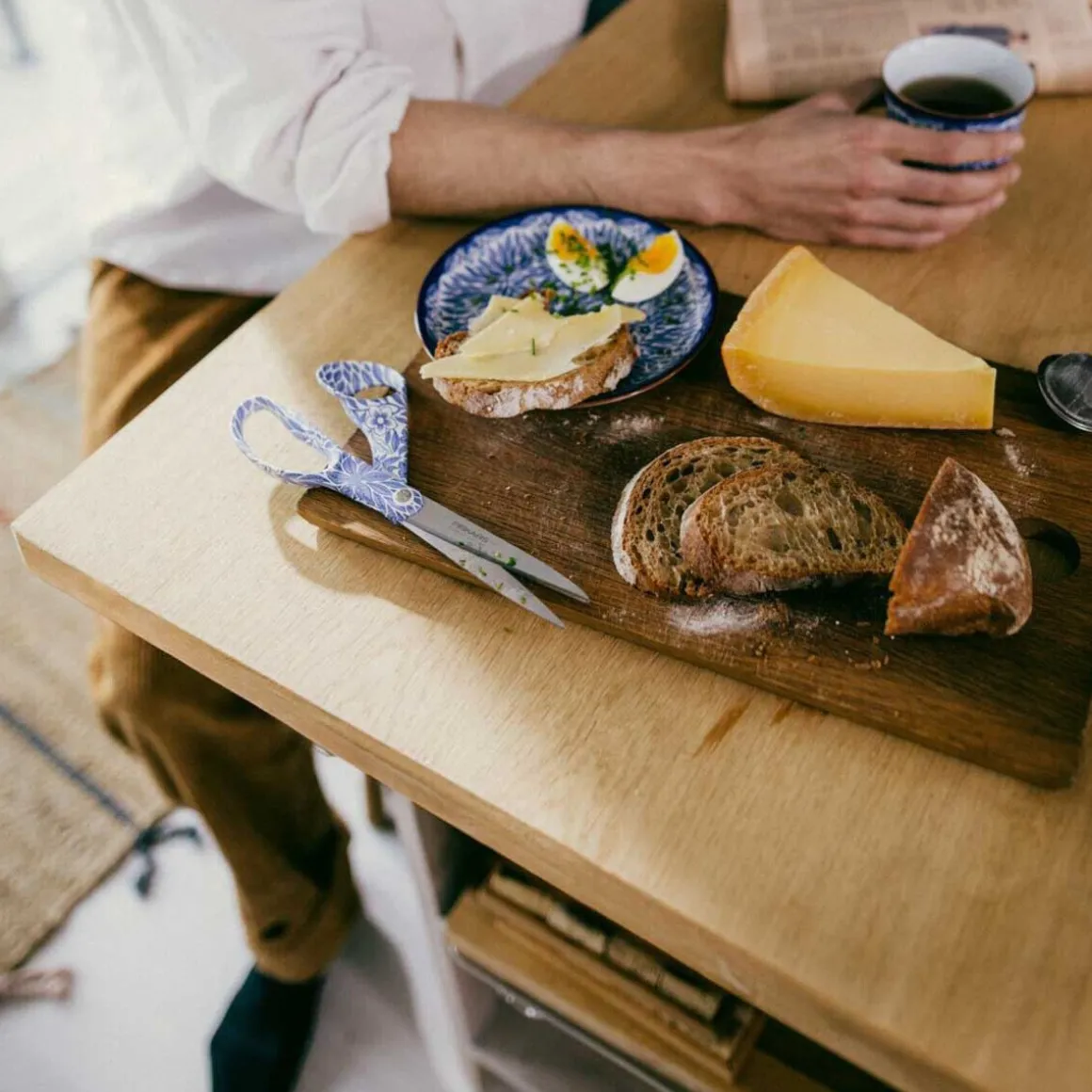 RörstrandSchere 21 cm Ostindia Floris blau