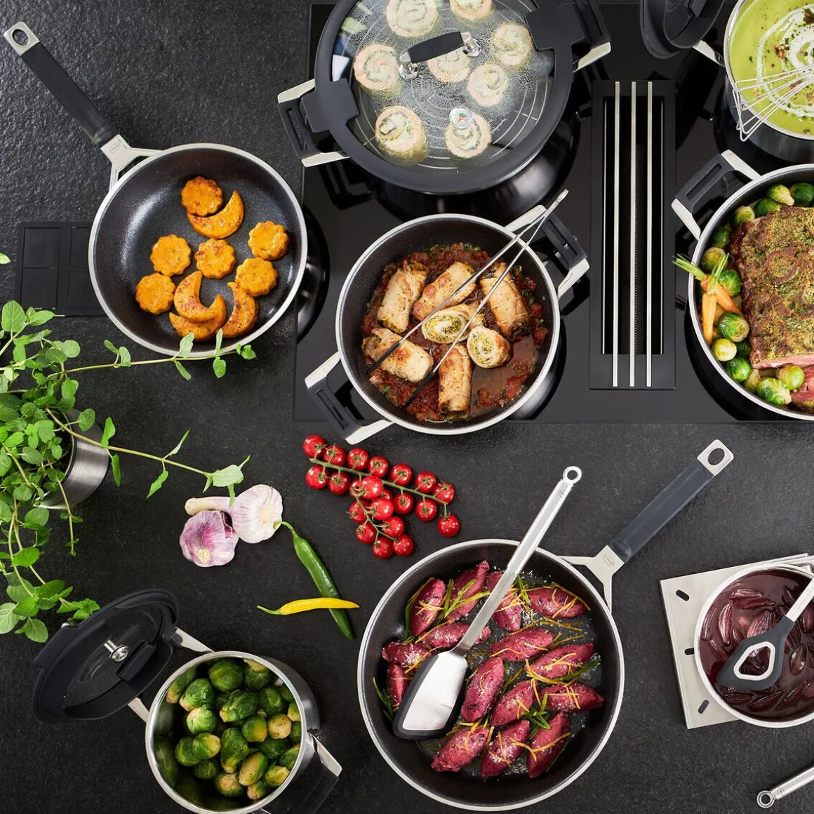 RösleBratpfanne 24 cm Silence Pro schwarz