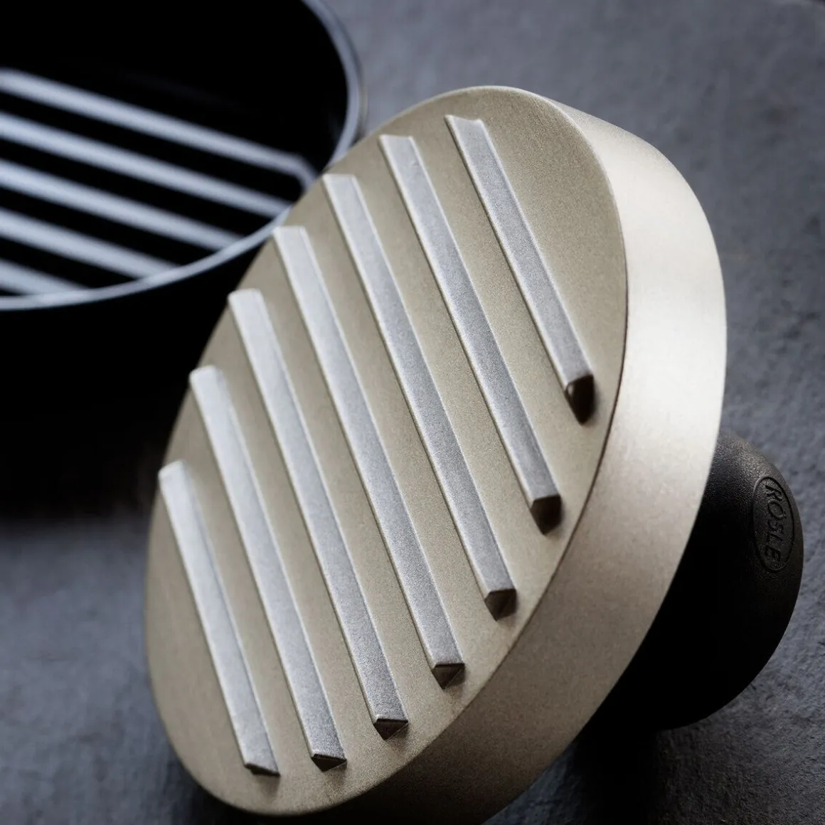 RösleBurgerpresse 11 cm schwarz