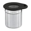 RösleDose Ø 5cm Höhe 6cm Edelstahl m. Frischhaltedeckel