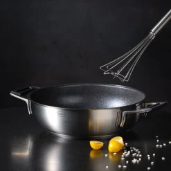 RösleGourmetbesen 27 cm Rundgriff Edelstahl