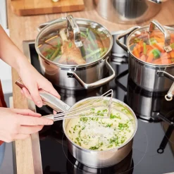 RösleGourmetbesen 27 cm Rundgriff Edelstahl