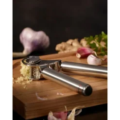 RösleKnoblauchpresse 20 cm Rundgriff Edelstahl