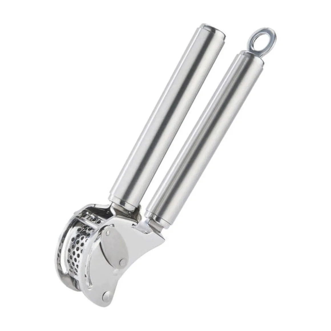 RösleKnoblauchpresse 20 cm Rundgriff Edelstahl