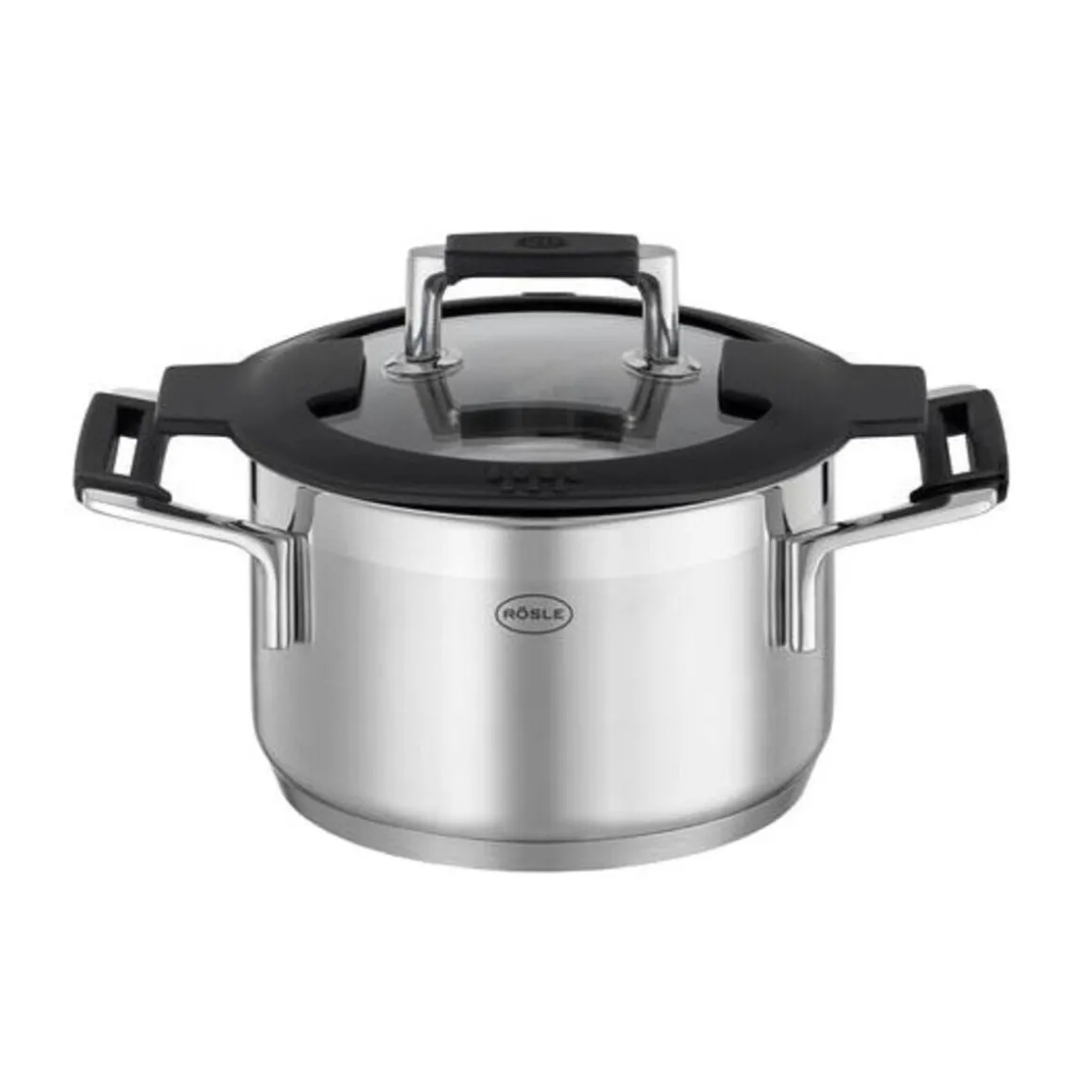 RösleKochtopf 16cm mit Silikonranddeckel SILENCE PRO