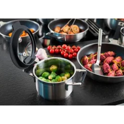 RösleKochtopf 16cm mit Silikonranddeckel SILENCE PRO