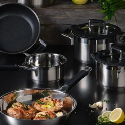 RösleKochtopf 20cm mit Silikonranddeckel SILENCE PRO