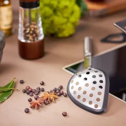 RösleMultifunktionslöffel Rundgriff mit Silikonrand 34,5cm