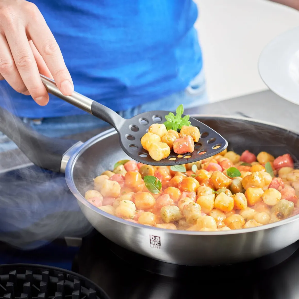 RösleSchaumlöffel 32 cm Basic Line Griff Edelstahl