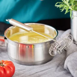 RösleSpiralbesen 27 cm Rundgriff edelstahl