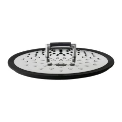 RösleSpritzschutz Silence Edelstahl / Silikon für 24 und 28cm