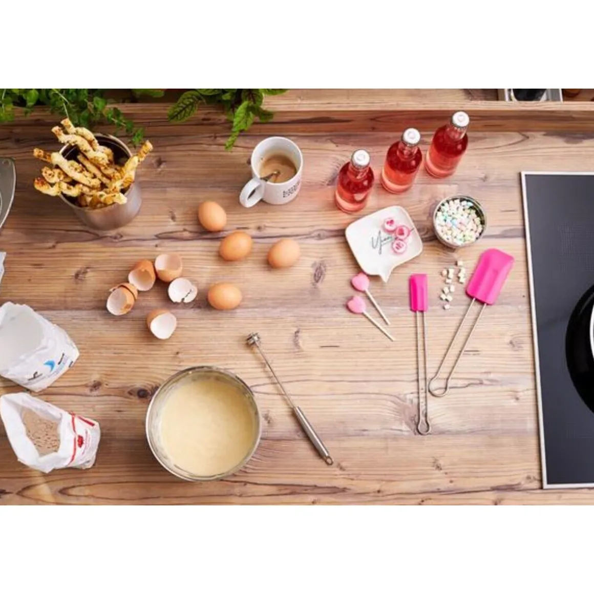 RösleTeigschaber breit 26 cm Pink Charity Edition pink