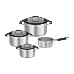 RösleTopf-Set 4-tlg. Silence Pro edelstahl