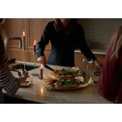 SagaformKerzenhalter Siri 22 cm silber