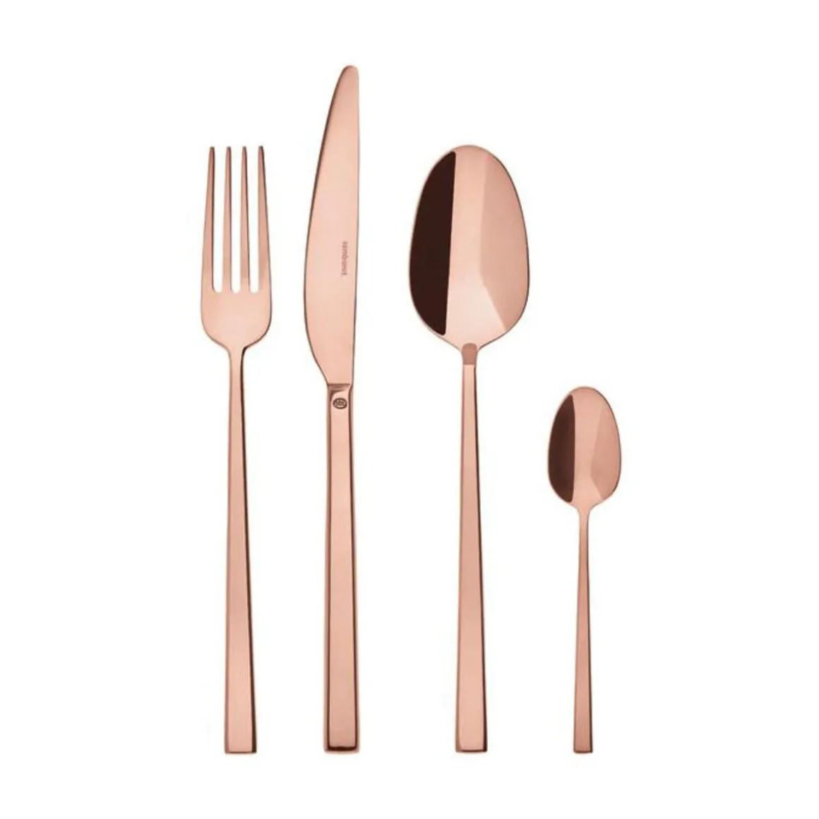 SambonetBesteck-Set 24-tlg. Rock Mirror PVD Copper