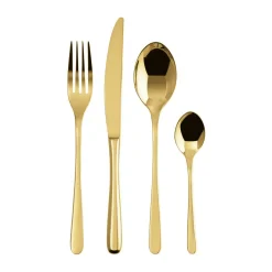 SambonetBesteck-Set 24-tlg. Taste Mirror PVD Gold
