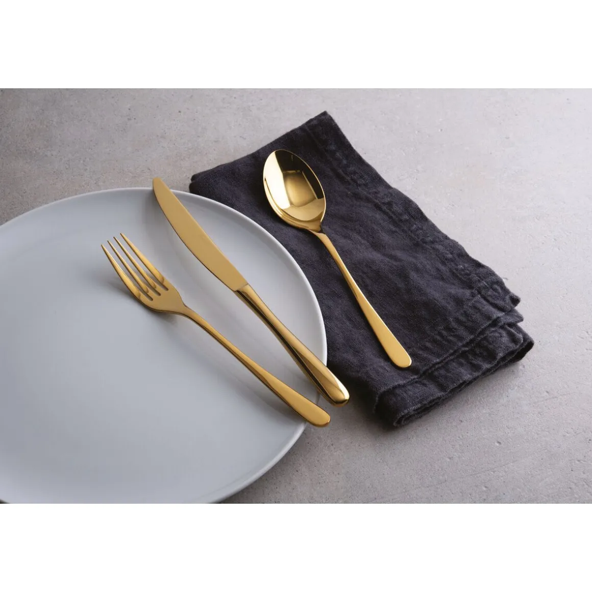 SambonetBesteck-Set 24-tlg. Taste Mirror PVD Gold