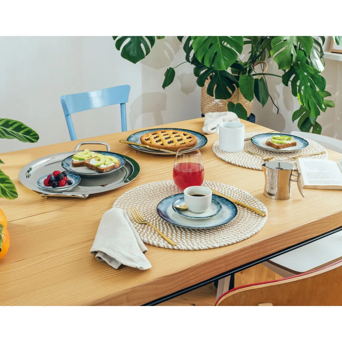 SambonetBesteck-Set 24-tlg. Taste Mirror PVD Gold