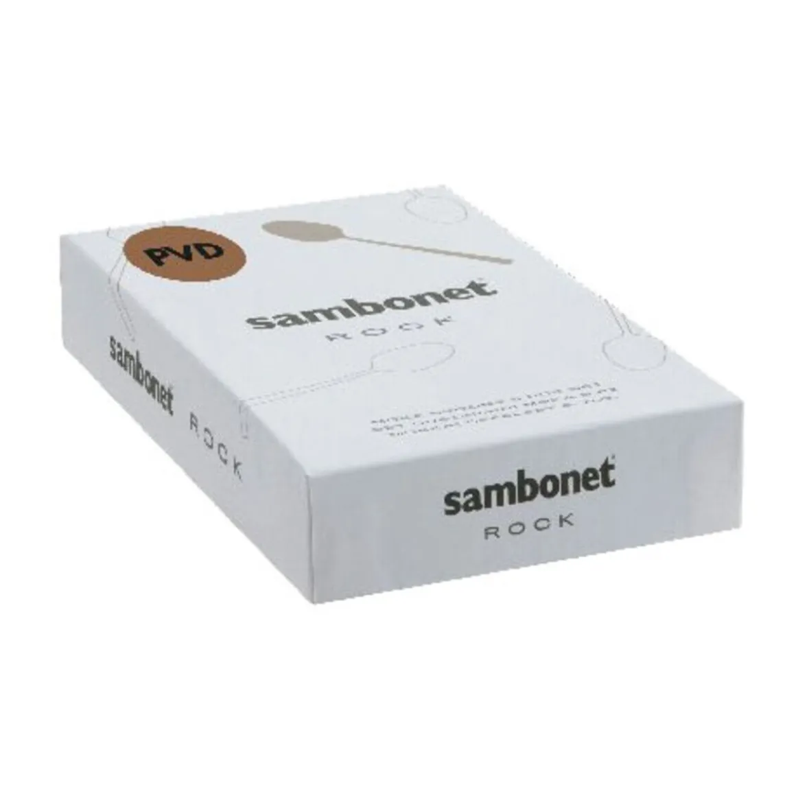 SambonetEspressolöffel 6 St. Rock Edelstahl/PVD 2Black