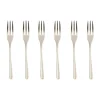 SambonetKuchengabel 6 St. Taste Antique Edelst./PVD champagne