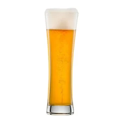 Schott ZwieselWeizenbierglas klein 4er-Set Beer Basic mit Moussierpunkt klar