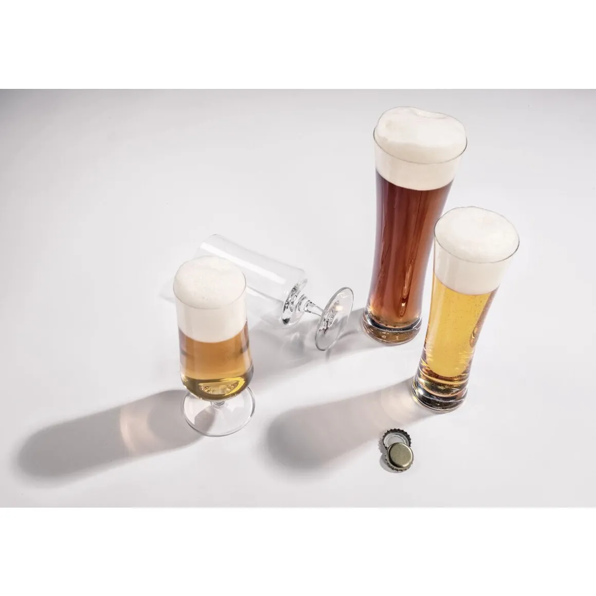 Schott ZwieselWeizenbierglas klein 4er-Set Beer Basic mit Moussierpunkt klar