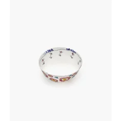 SeraxSchüssel 18 cm Midnight Flowers Anemone Milk Mauve