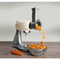 SmegGemüseschneider-Set für Küchenmaschinen 4-tlg. edelstahl