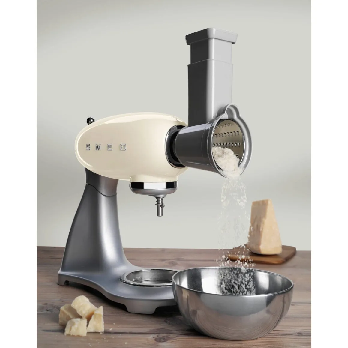 SmegGemüseschneider-Set für Küchenmaschinen 4-tlg. edelstahl