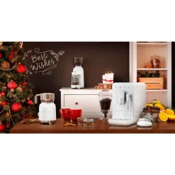 SmegKaffeemühle 46 cm 150 W 50's Style weiß