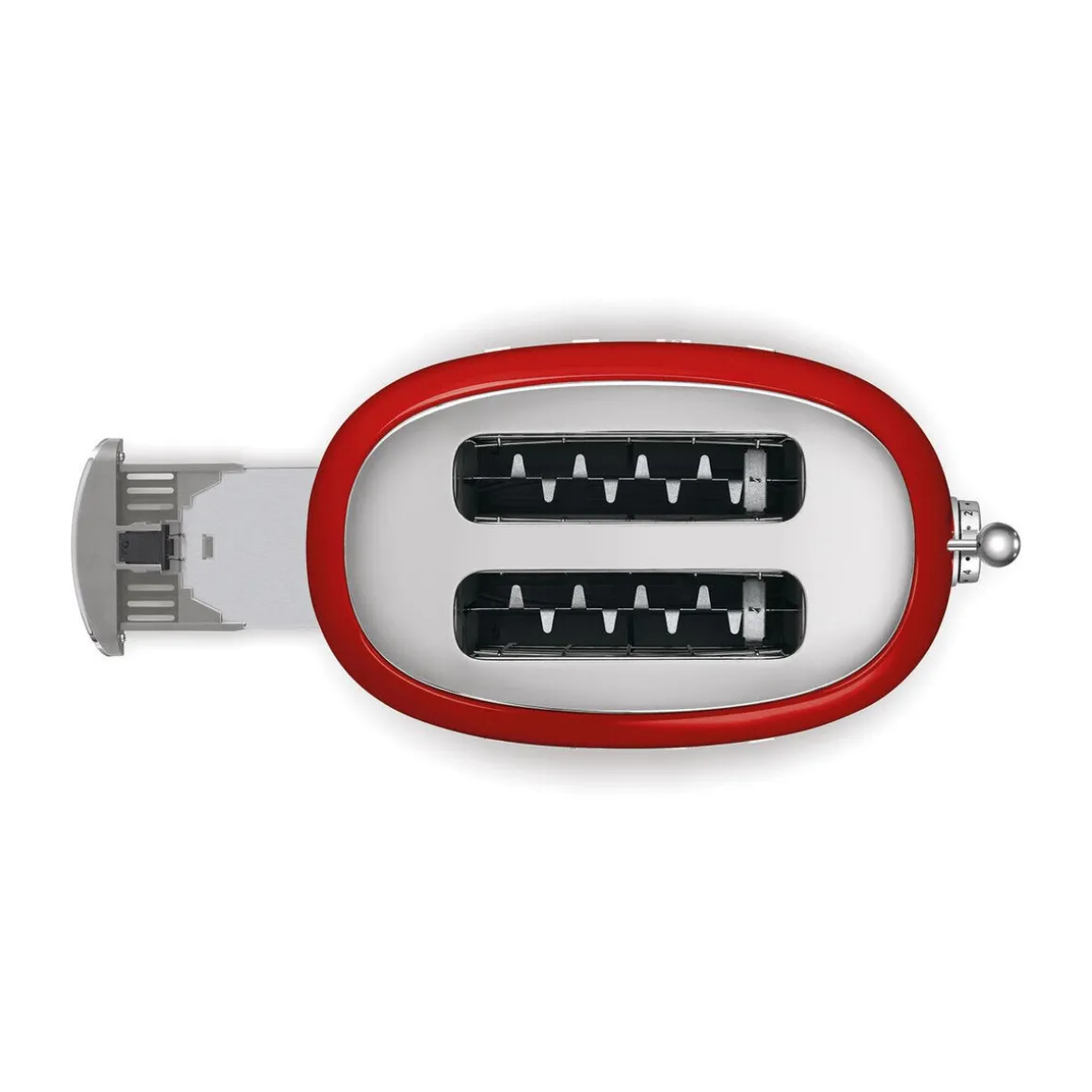 Smeg2-Scheiben-Toaster TSF01 950 W 50's Style rot