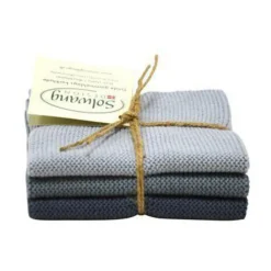 SolwangWischtücher 25x25cm 3er-Pack Sturmgrau-Kombi