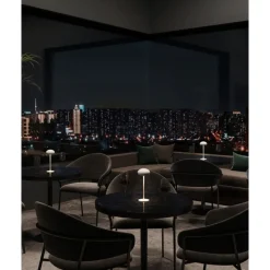 SompexAkku-Tischleuchte 23 cm 1,9 W Pebble sand