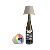 SompexLED-Leuchte 11 cm 1,3 W Top 2.0 sand mit RGB-Farbwechsel
