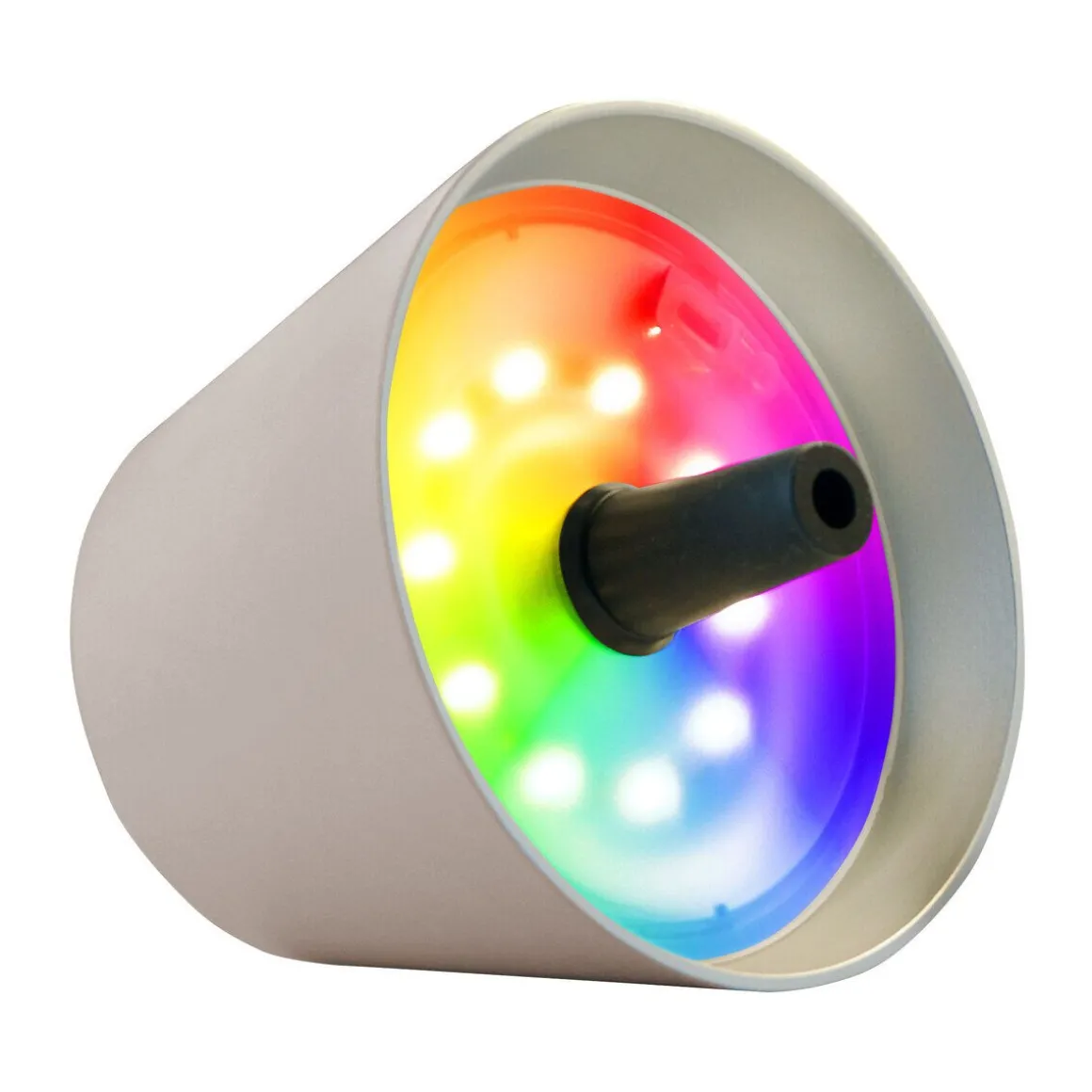 SompexLED-Leuchte 11 cm 1,3 W Top 2.0 sand mit RGB-Farbwechsel