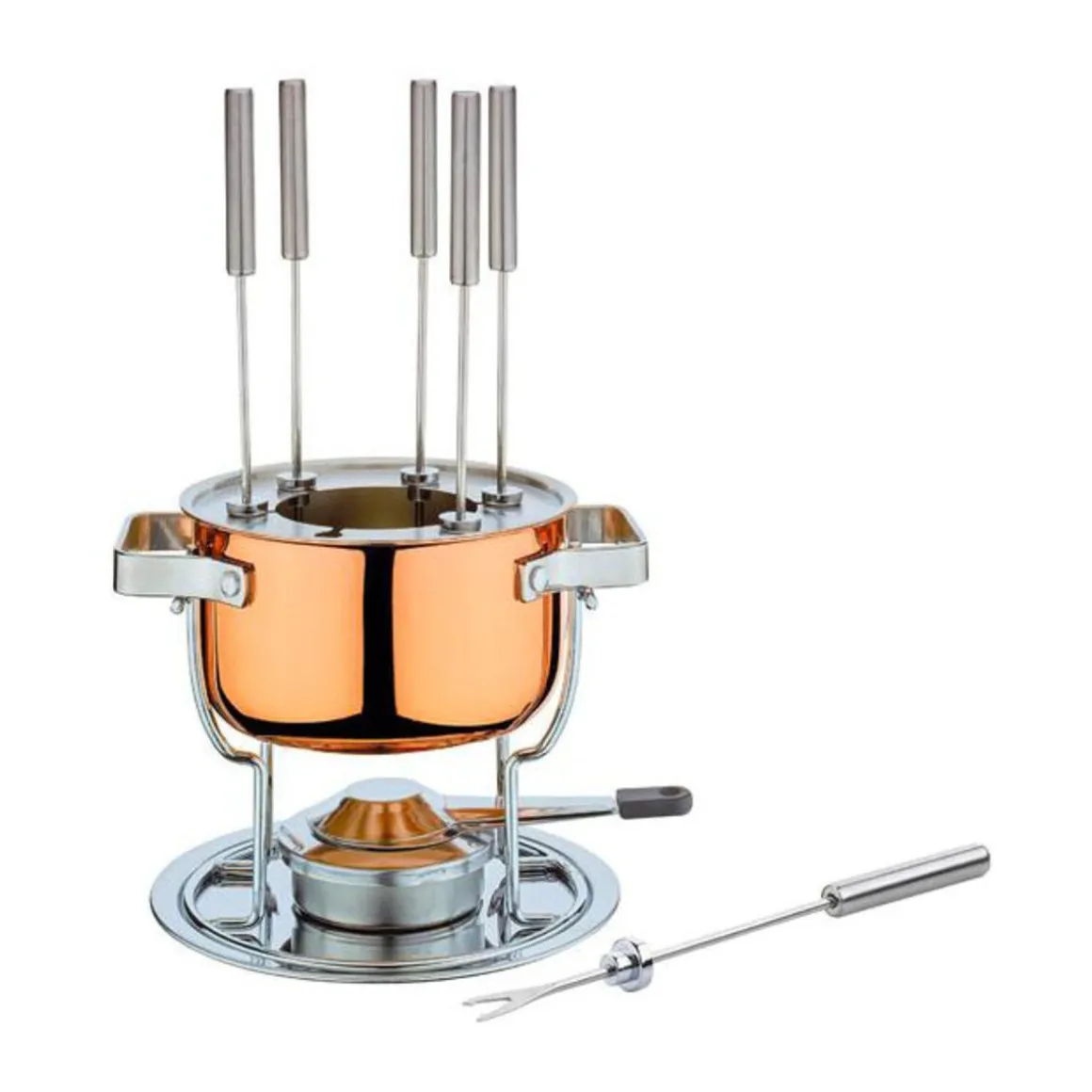 SpringFonduegarnitur Davos Culinox 17 cm kupfer