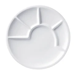 SpringFondueteller 23 cm weiß