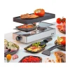 SpringRaclette für 2 26x11x13 cm Classic silber