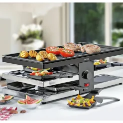 SpringRaclette für 8 47x24x16 cm Fun schwarz