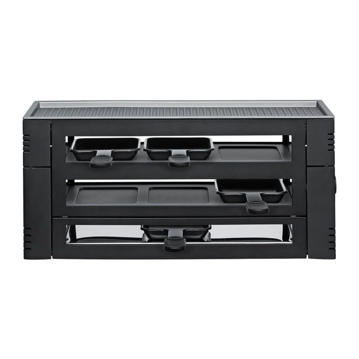 SpringRaclette Pizza für 6 46x22x16 cm schwarz