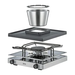 SpringRaclette/Fondue für 8 31x34x17 cm Classic edelstahl