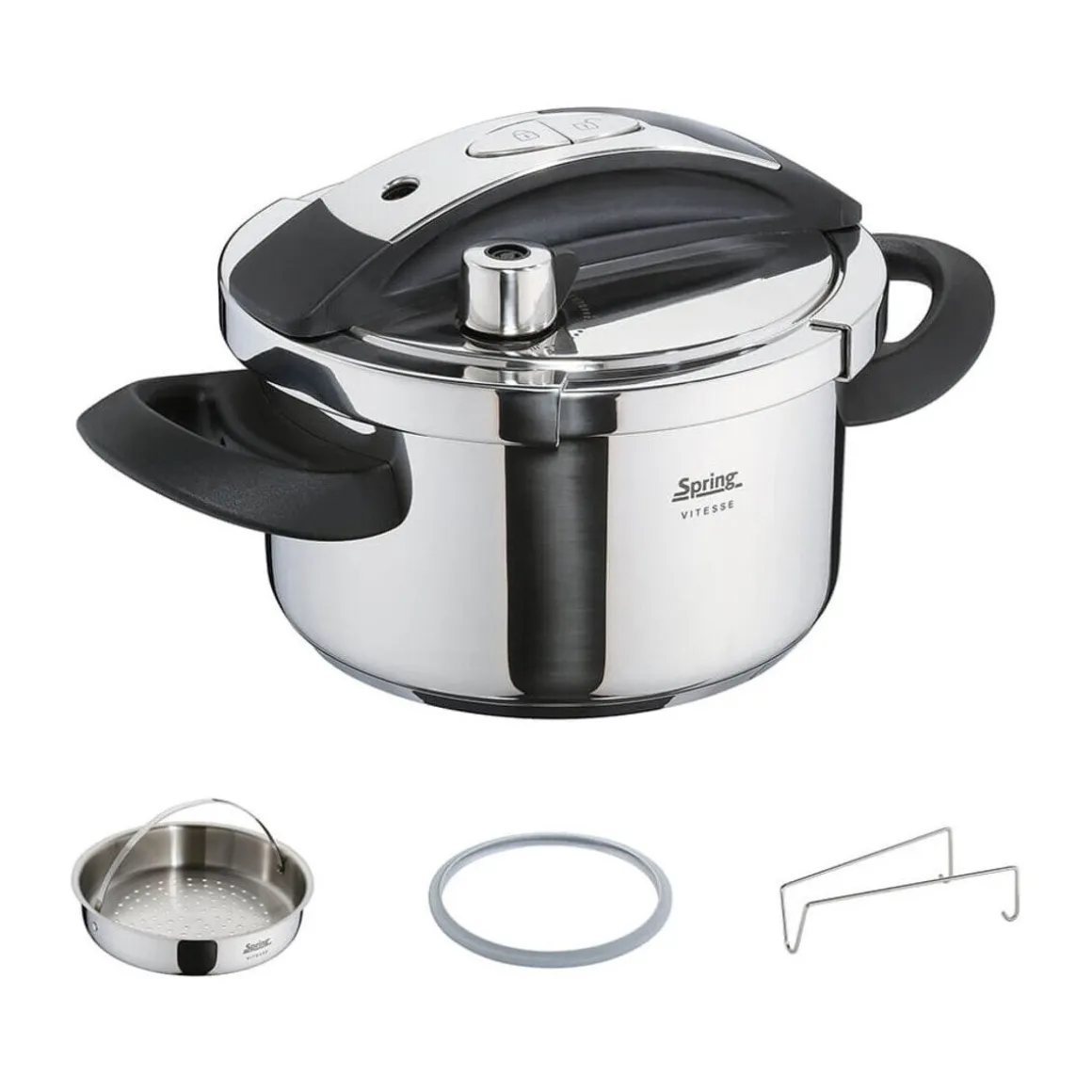 SpringSchnellkochtopf 6,0 l Vitesse edelstahl