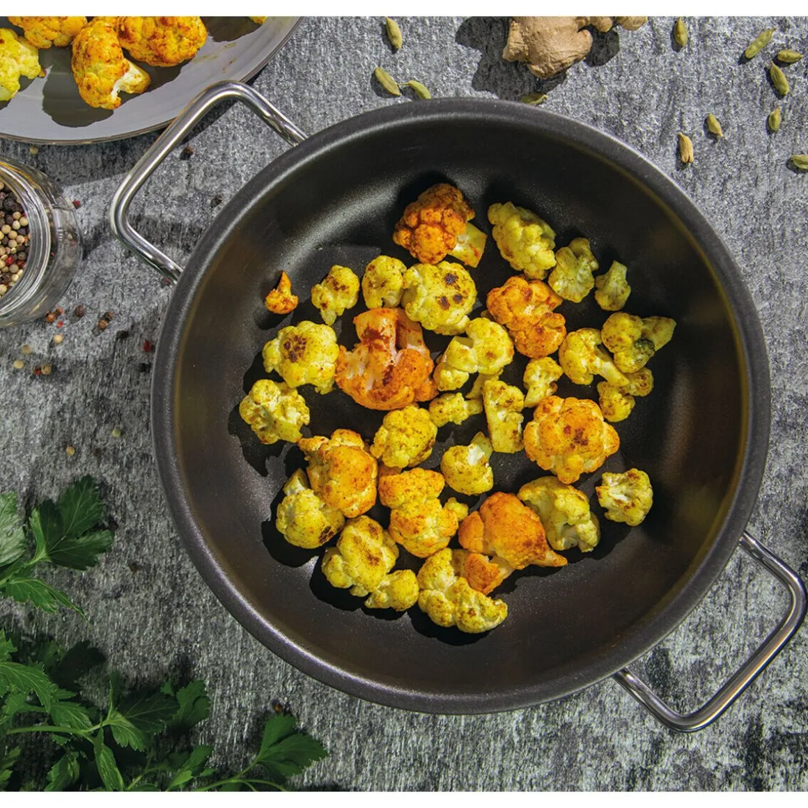 SpringServierpfanne 28 cm Vulcano Classic schwarz