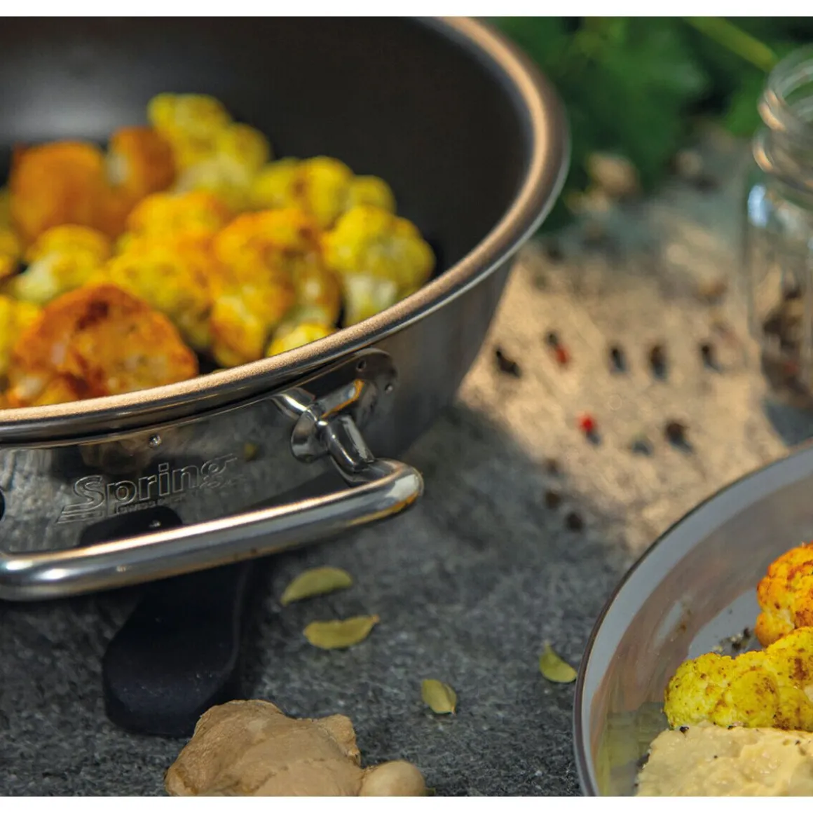 SpringServierpfanne 28 cm Vulcano Classic schwarz