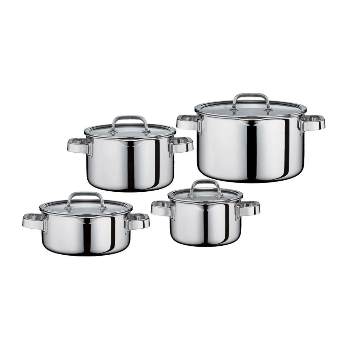 SpringTopf-Set 4-tlg. Finesse2+ silber