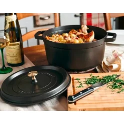 StaubCocotte 30 cm schwarz